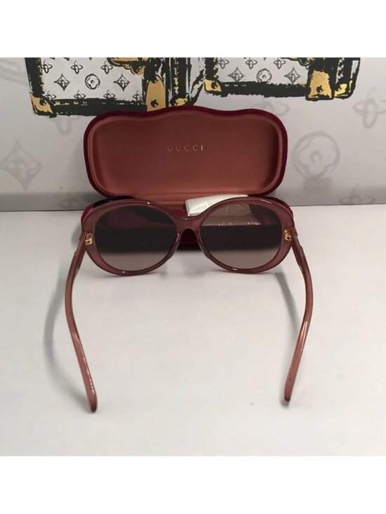 New Authentic Elegant Pink Sunglasses GG0793SK 003 main image 7
